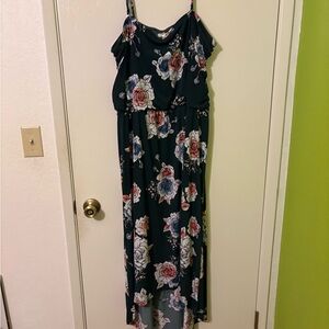 Maurices Dark Floral Maxi Dress